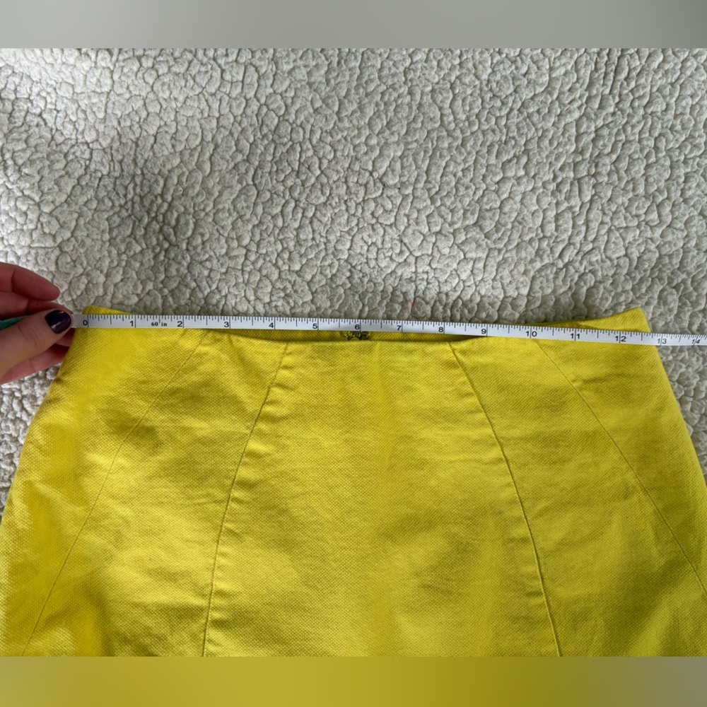 Canary Yellow Loft Pencil Skirt - Picture 7 of 8